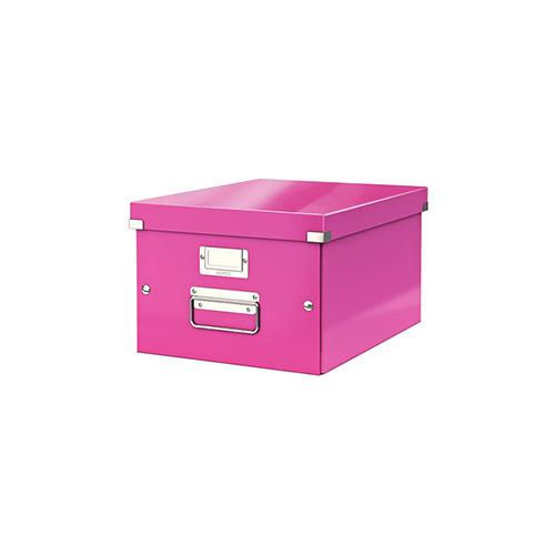 Photo de Boîte Click & Store A4 - Rose - Leitz