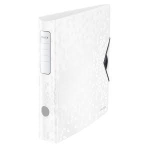 Photo de Classeur Leitz WOW 1107 blanc  - dos étroit