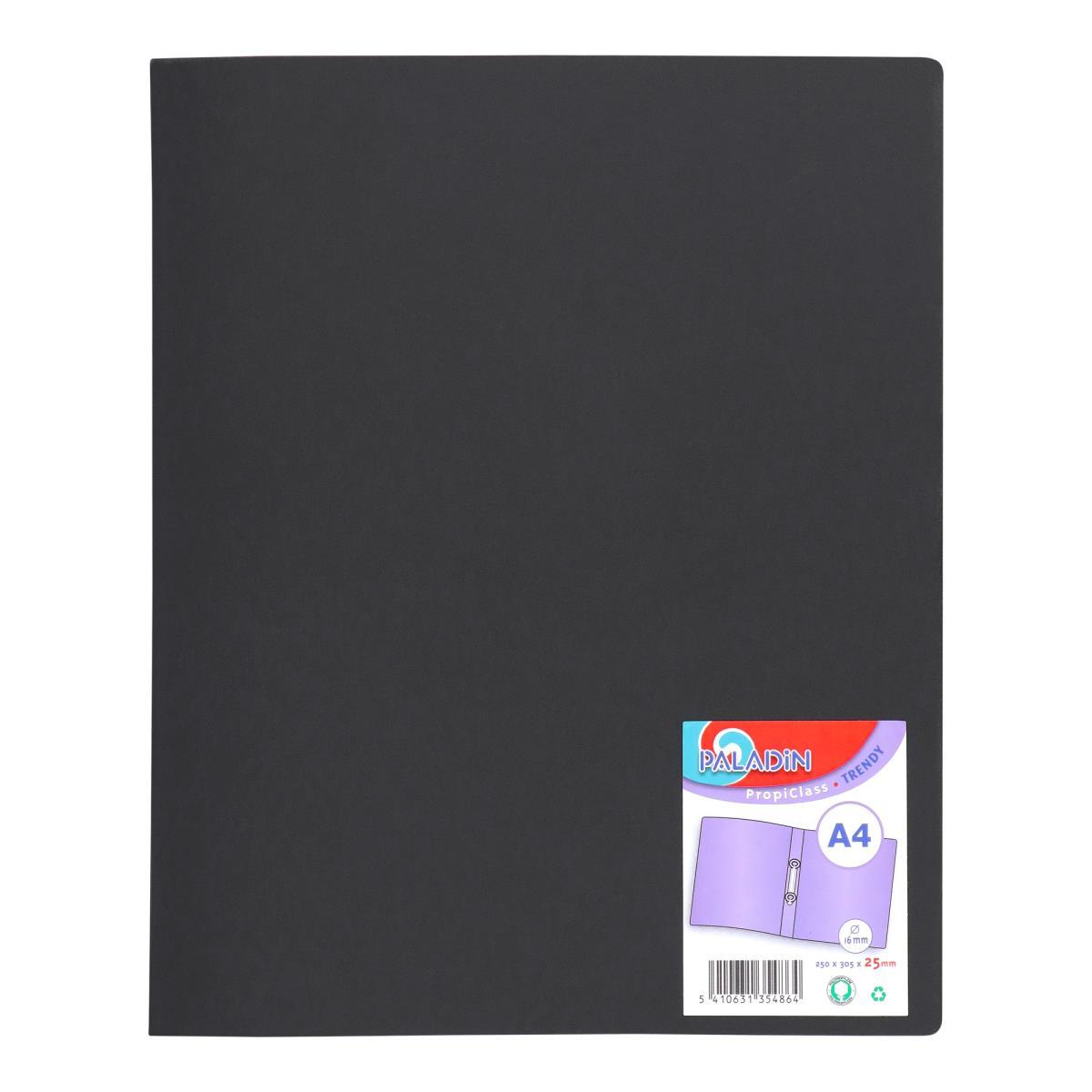Photo de Classeur Trendy PP A4 - 2 anneaux 16mmm noir - 3591203