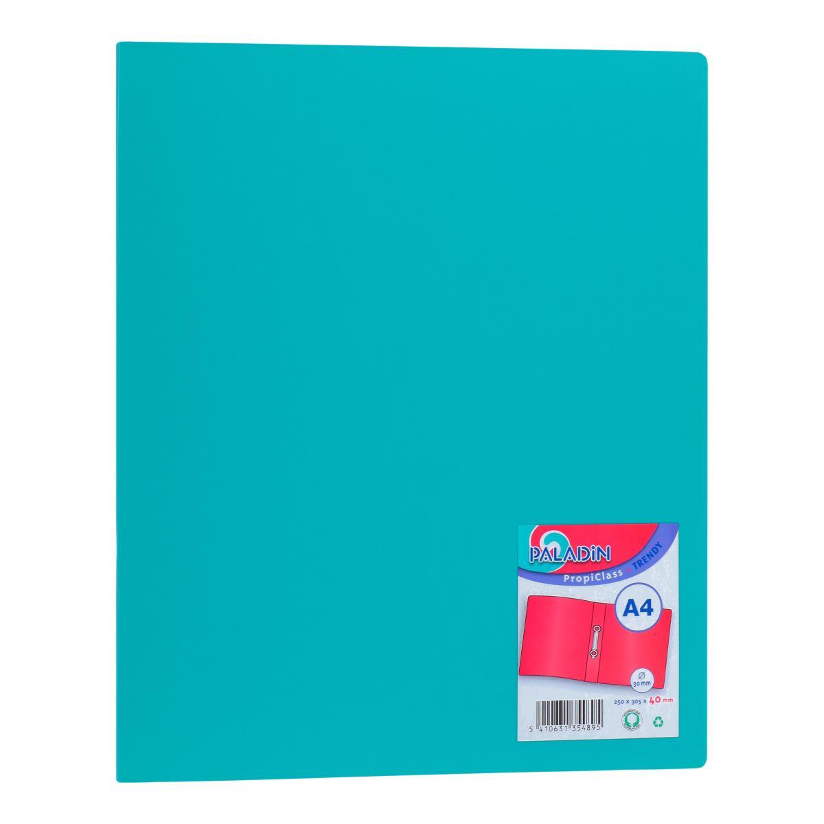 Photo de Classeur Trendy PP A4 - 2 anneaux 30mmm vert - 3592204