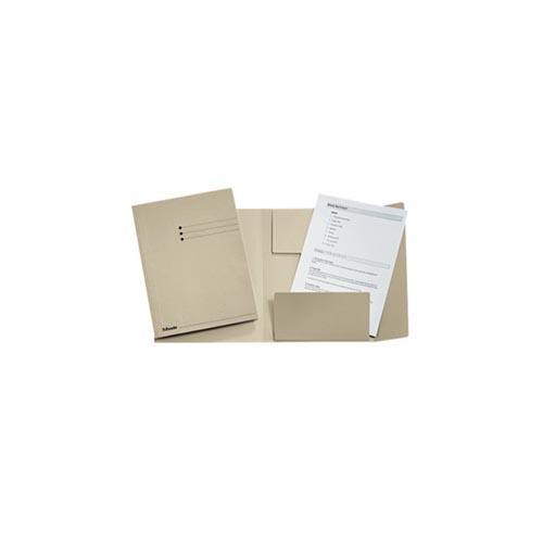 Photo de Fardes 3 rabats Folio carton manille 275 gr - Gris - Esselte