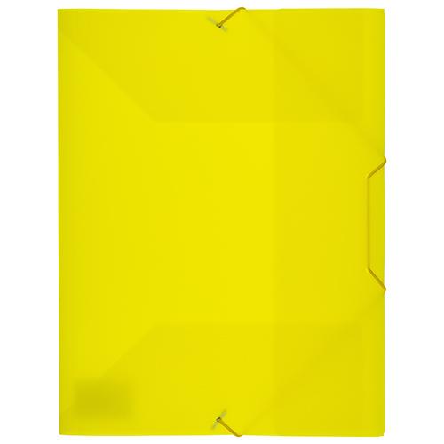 Photo de Chemise 3 rabats et élastiques PP - Jaune - Kangaro