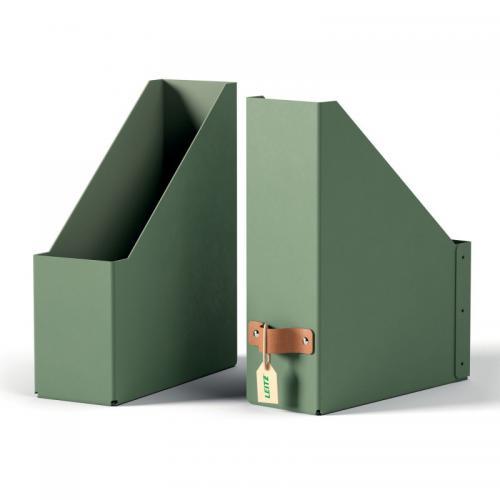 Photo de Lot 2 porte-revues Puro vert terre - Leitz - 24710050