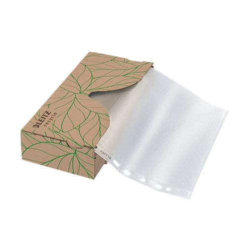 Photo de Pochette perforées - PP recyclée - Transparent - Leitz