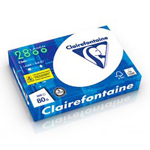 Photo de Papier Clairefont. Laser 2800-A3-80 g-blanc - Blanc - Laser 2800