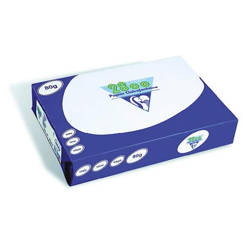 Photo de Papier Clairefont. Laser 2800-A4-80 g-blanc - Blanc - Laser 2800