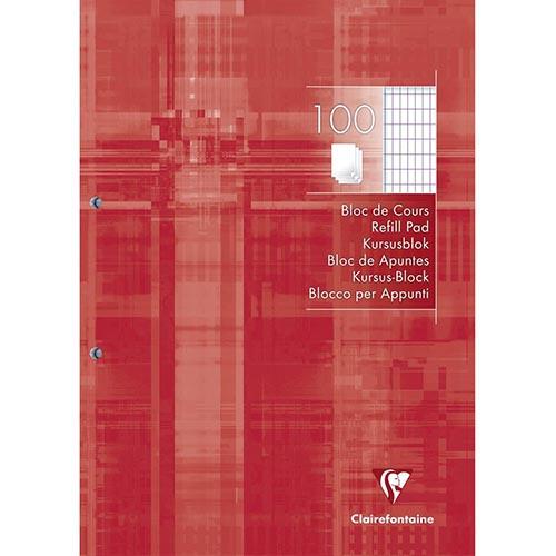 Photo de Bloc cours - Quadrillé 4x8 - A4 - Clairefontaine