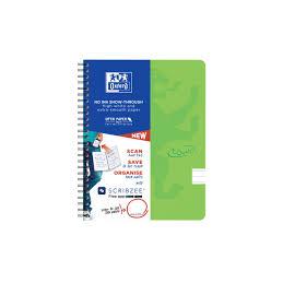 Photo de Cahier spirale Touch Oxford A4+ ligné - vert - 400118800