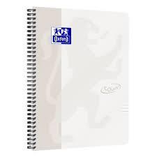 Photo de Cahier spirale Touch Oxford A4+ ligné - crème - 400134118