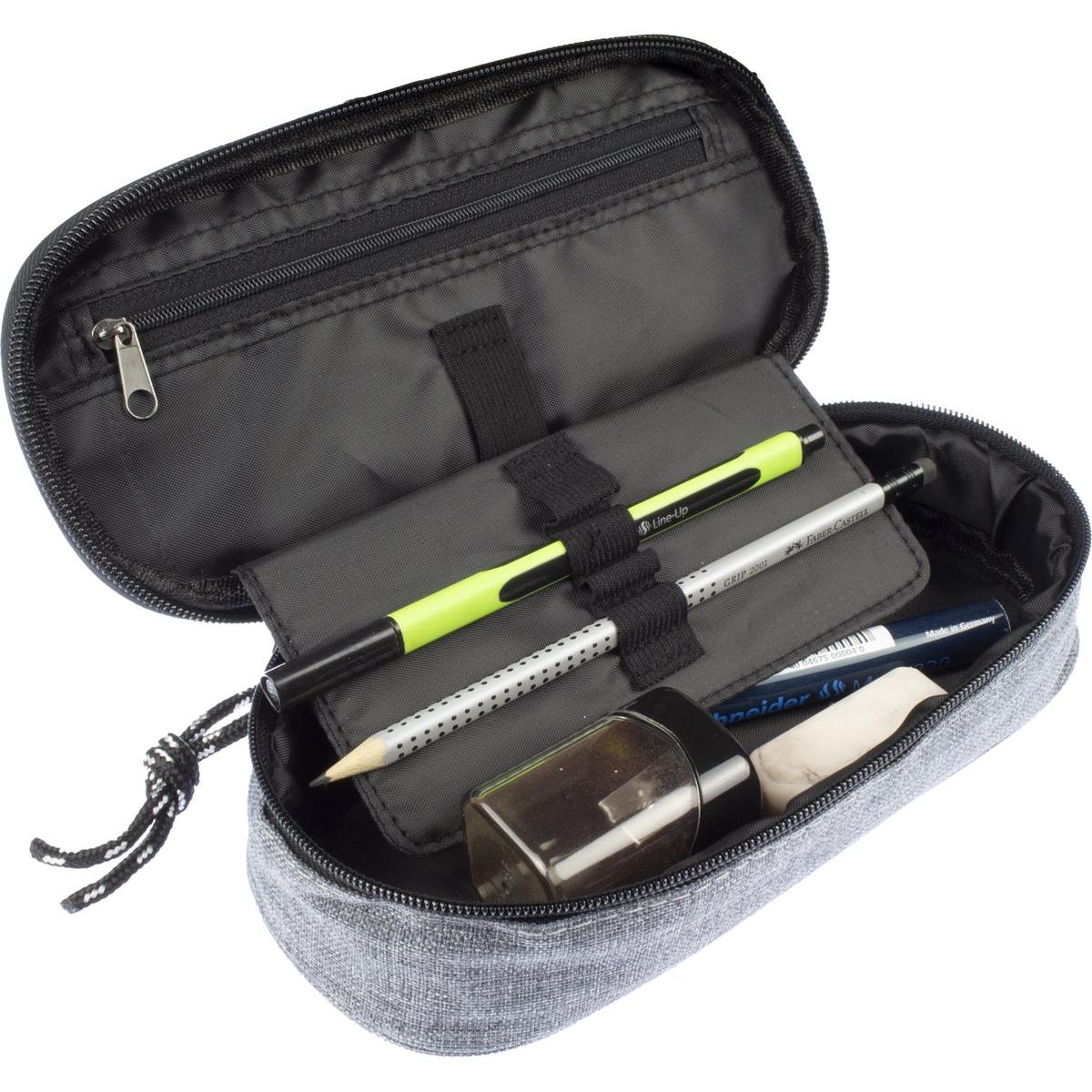 Photo de Trousse rigide avec inster grlis clair - K-63604