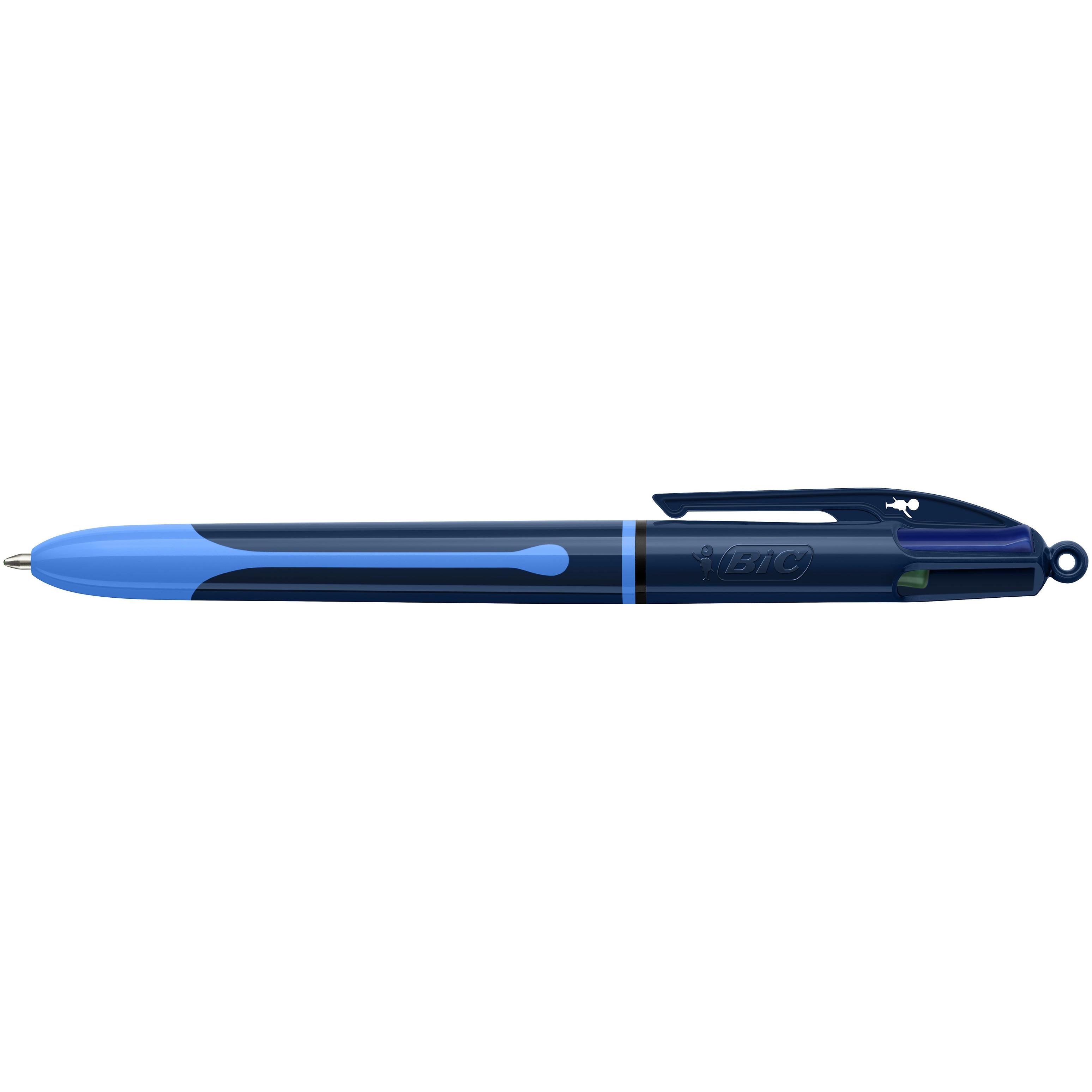 Photo de Stylo-bille - 4 couleurs - "Drop"