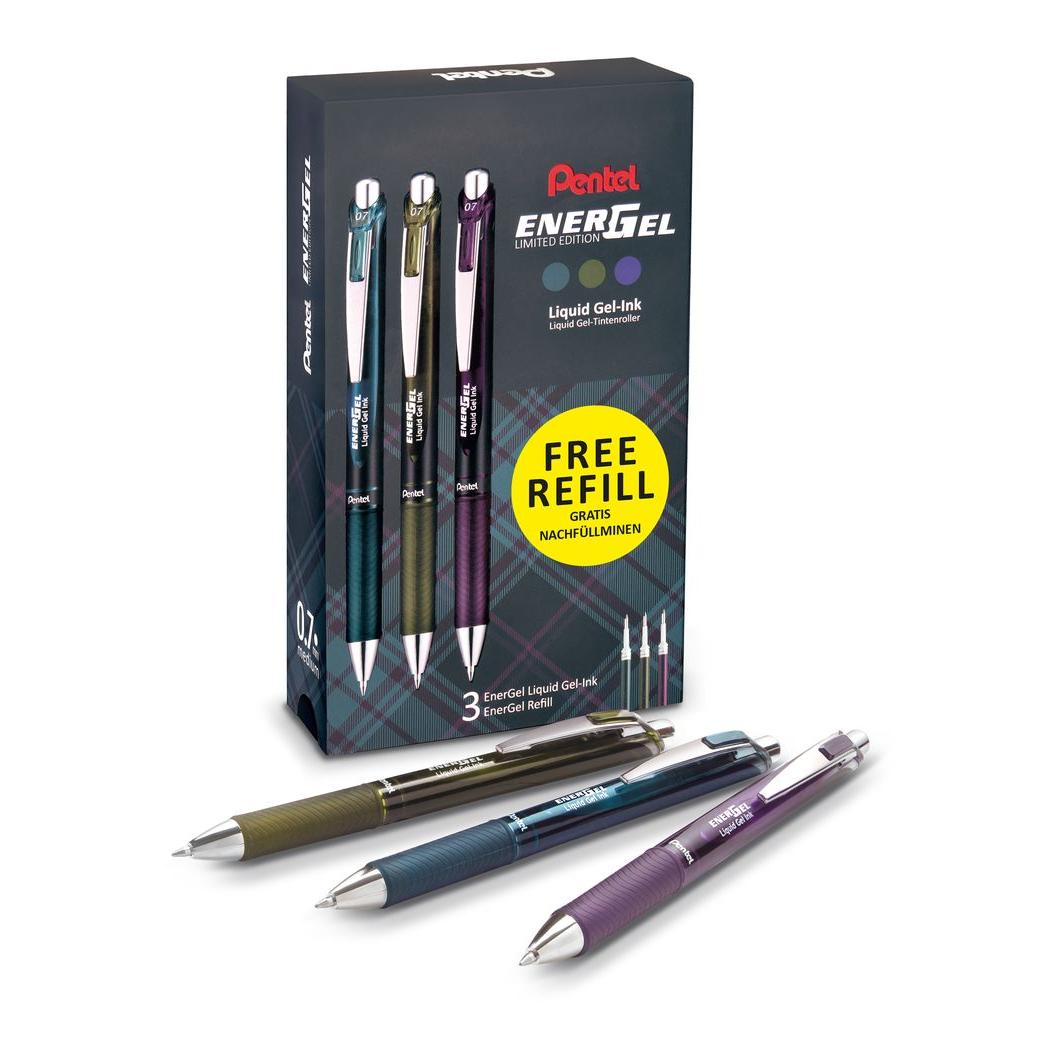 Photo de Set 3 Roller Energel XM 0.7mm + recharge  BL77A2