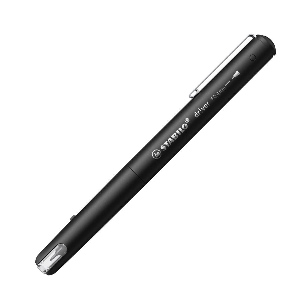 Photo de Feutre fineliner Driver 0.4mm - bleu - Stabilo