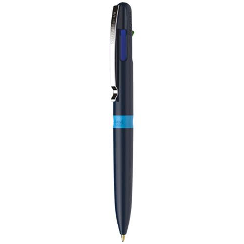 Photo de Stylo-bille - 4 couleurs - Tae 4 - corps bleu