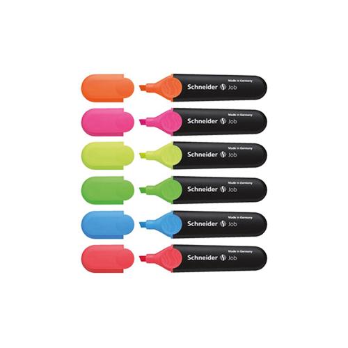 Photo de Surligneur fluo - pack - Job - Multicolore - Schneider