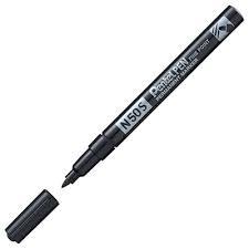 Photo de Marqueur permanent -  1 à 3 mm Pentel N50S noir - 151070