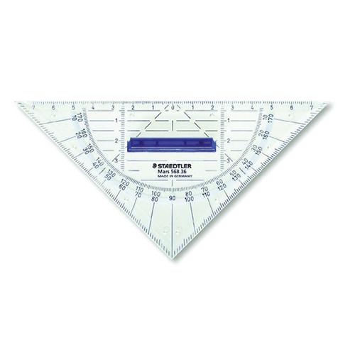 Photo de Equerre rapporteur - 16 cm - transparent - Staedtler