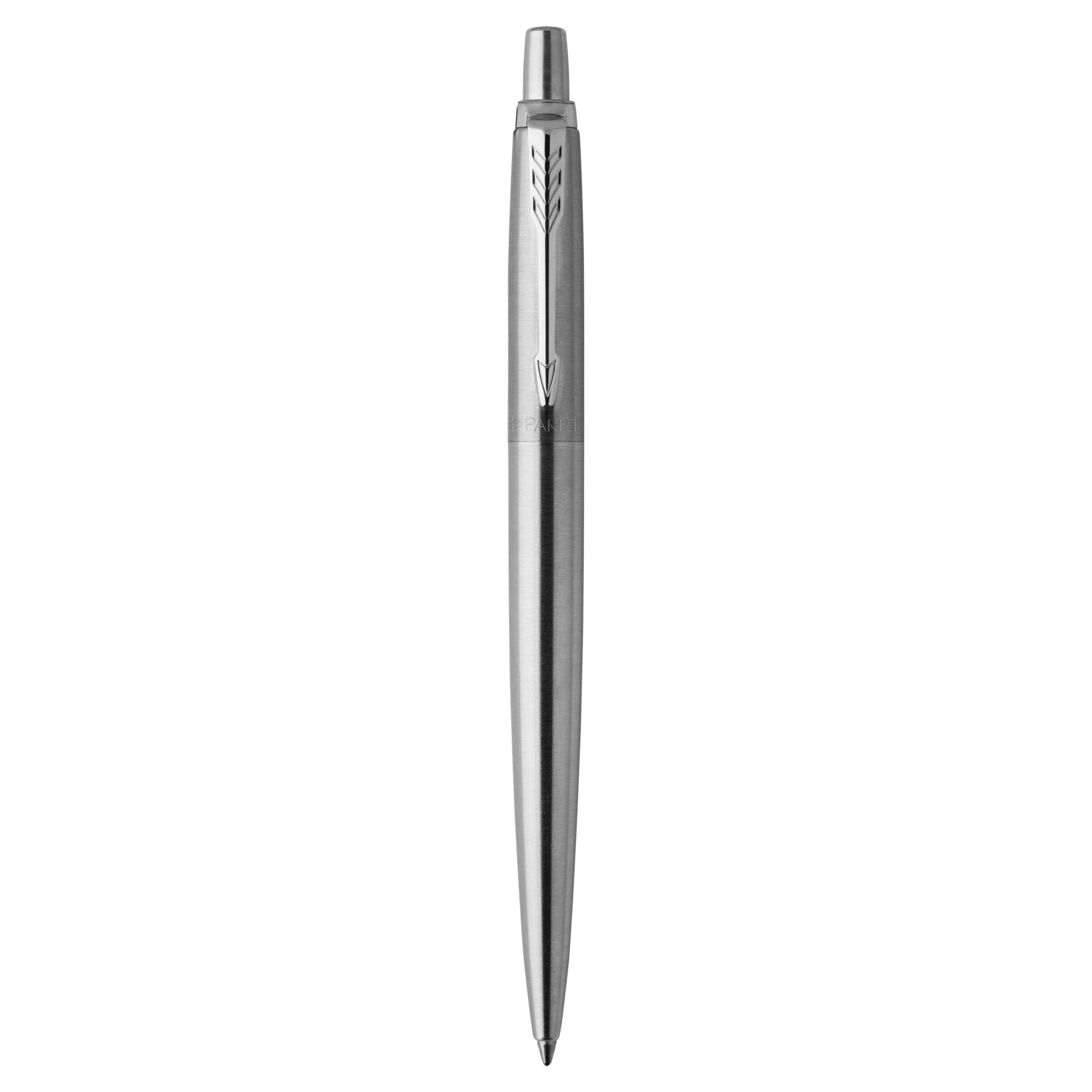 Photo de Stylo-bille Parker Jotter Stainless Steel CT encre bleue