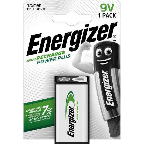 Photo de Pile rechargeable Energizer Power+ 6LR61 - Paq 2 - 138771