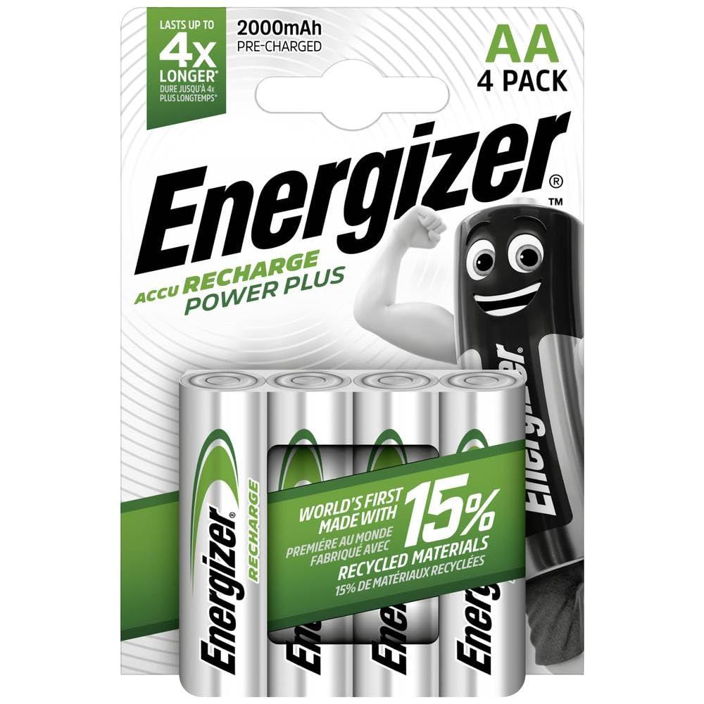 Photo de Pile rechargeable Energizer Power+ AA,  paq de 4 - 417012