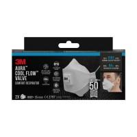 Photo de Lot de 2 masques FFP2 3M Aura + valve Cool Flow