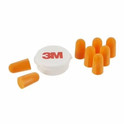 Photo de Bouchons d'oreilles 3M orange - 4 paires + étui 