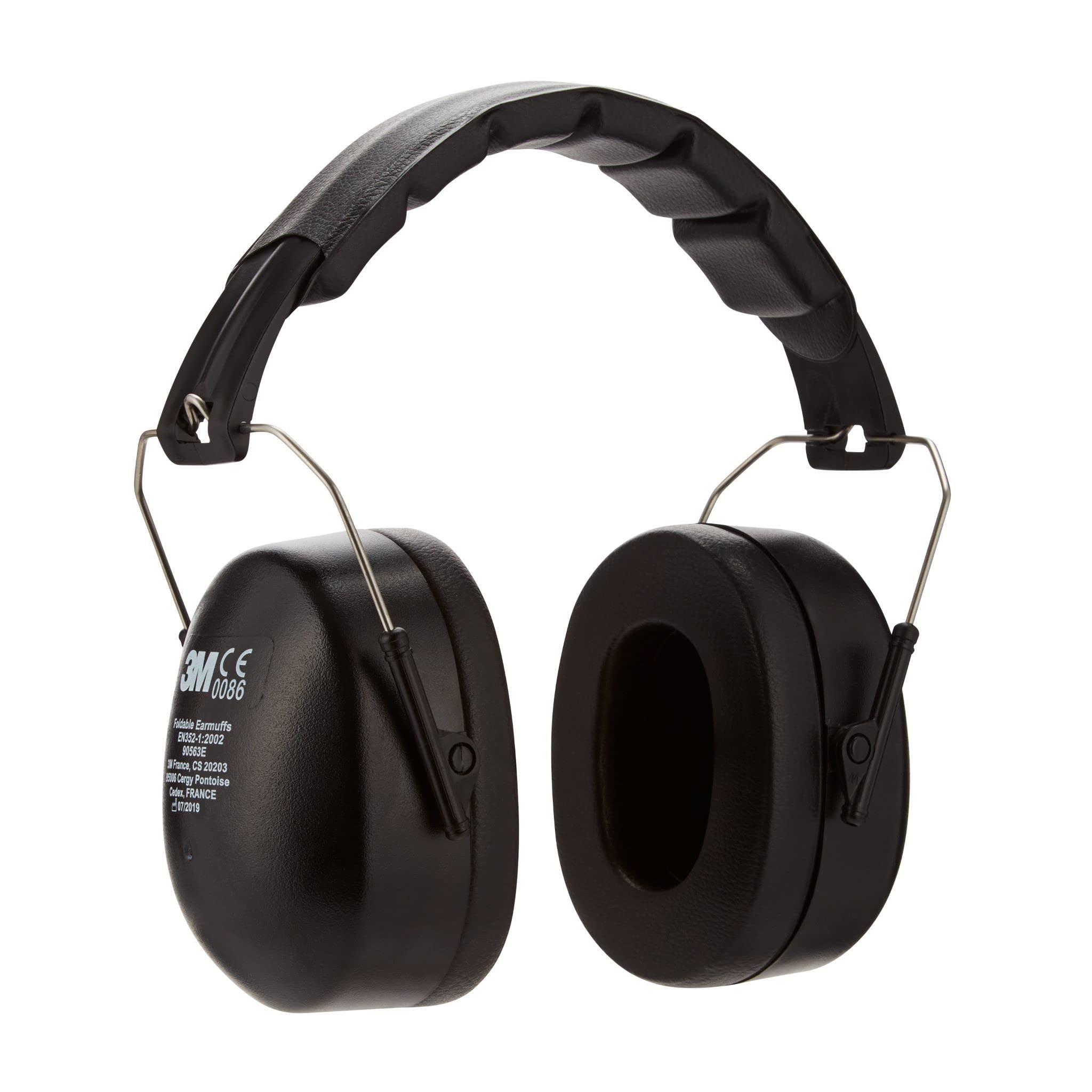 Photo de Casque anti-bruit pliable 3M Peltor noir 30 db 