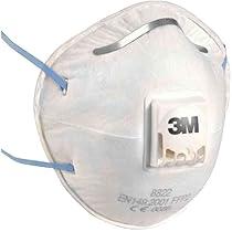 Photo de Masque FFP2 avec valve 3M 8822- boîte de 3 