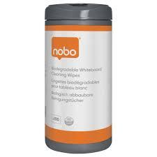Photo de Lingettes biodégradables Nobo pr tableau blanc (100)-1915713
