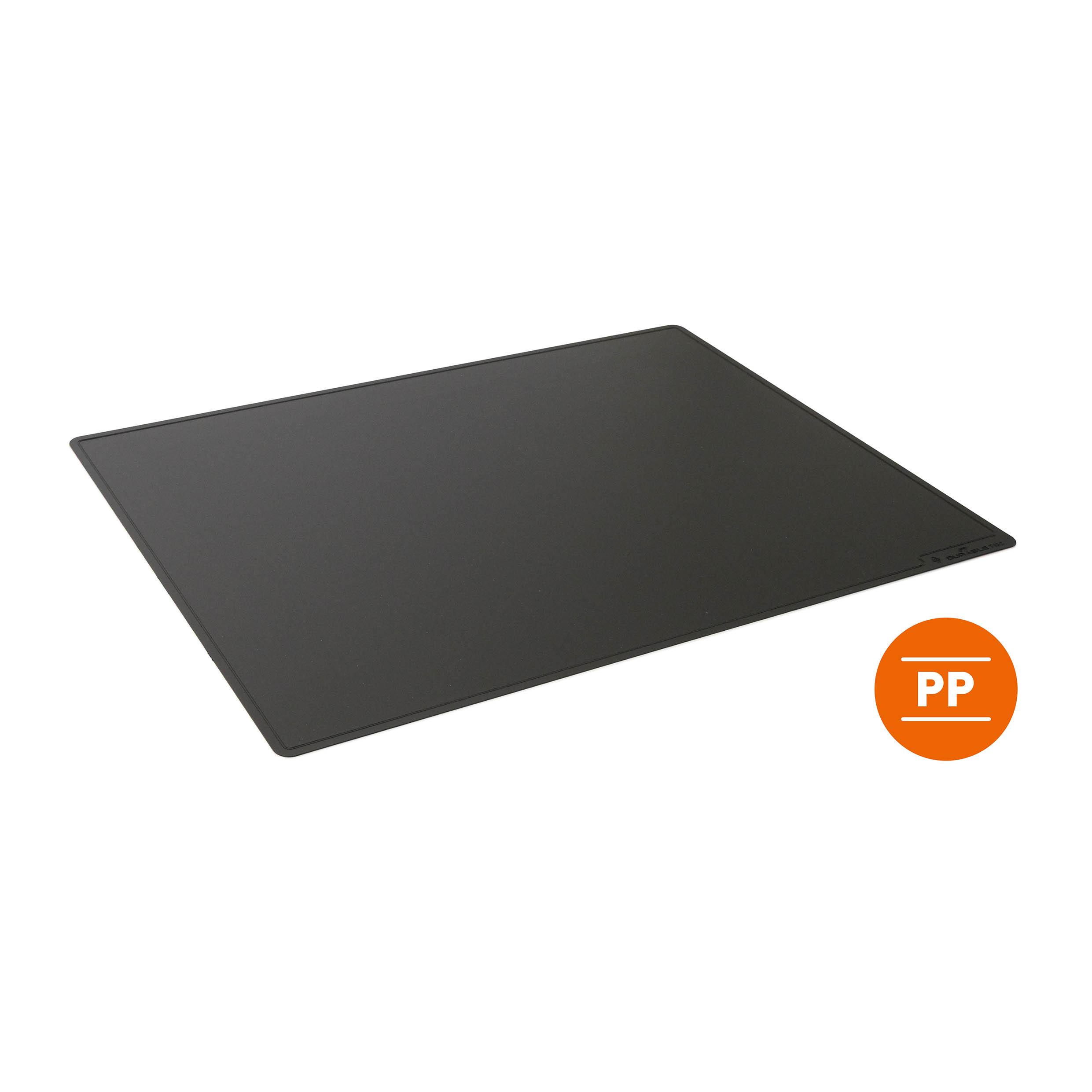 Photo de Sous-main simple PP avec rainures - 40 x 53 cm - noir