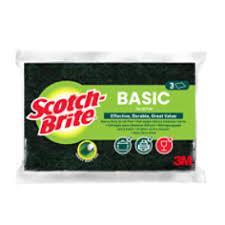 Photo de Lot de 4 éponges Scotch Brite Basic nail saiver 