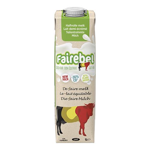 Photo de Lait - demi-écrémé 1L - lot de 6