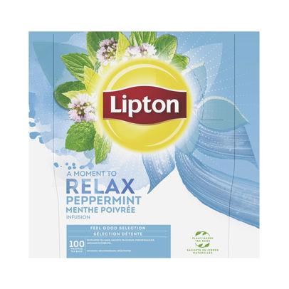 Photo de Thé Lipton Menthe poivrée - bte 100