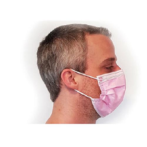 Photo de Masque de protection jetable type chirurgical  - Bleu