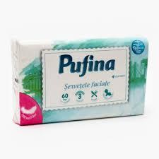 Photo de Mouchoir papier 3 plis Pufina - boite de 60