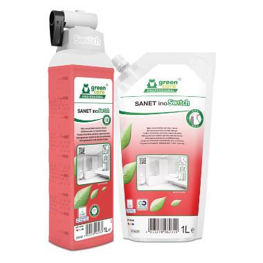 Photo de Recharge éco nettoyant sanitaire Sanet Ino Switch 1L 