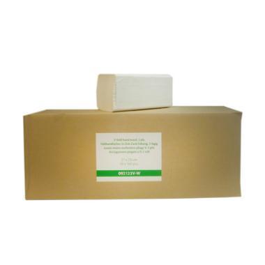 Photo de Essuie-mains blancs 2 plis V - 20x160feuilles 
