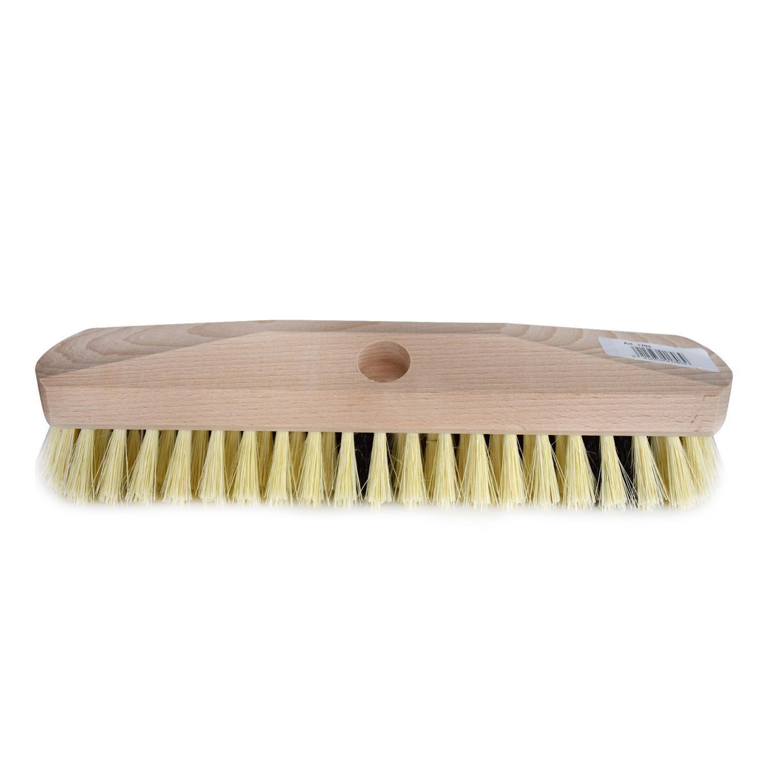 Photo de Brosse à récurer fibre tampico  bois non verni 30cm