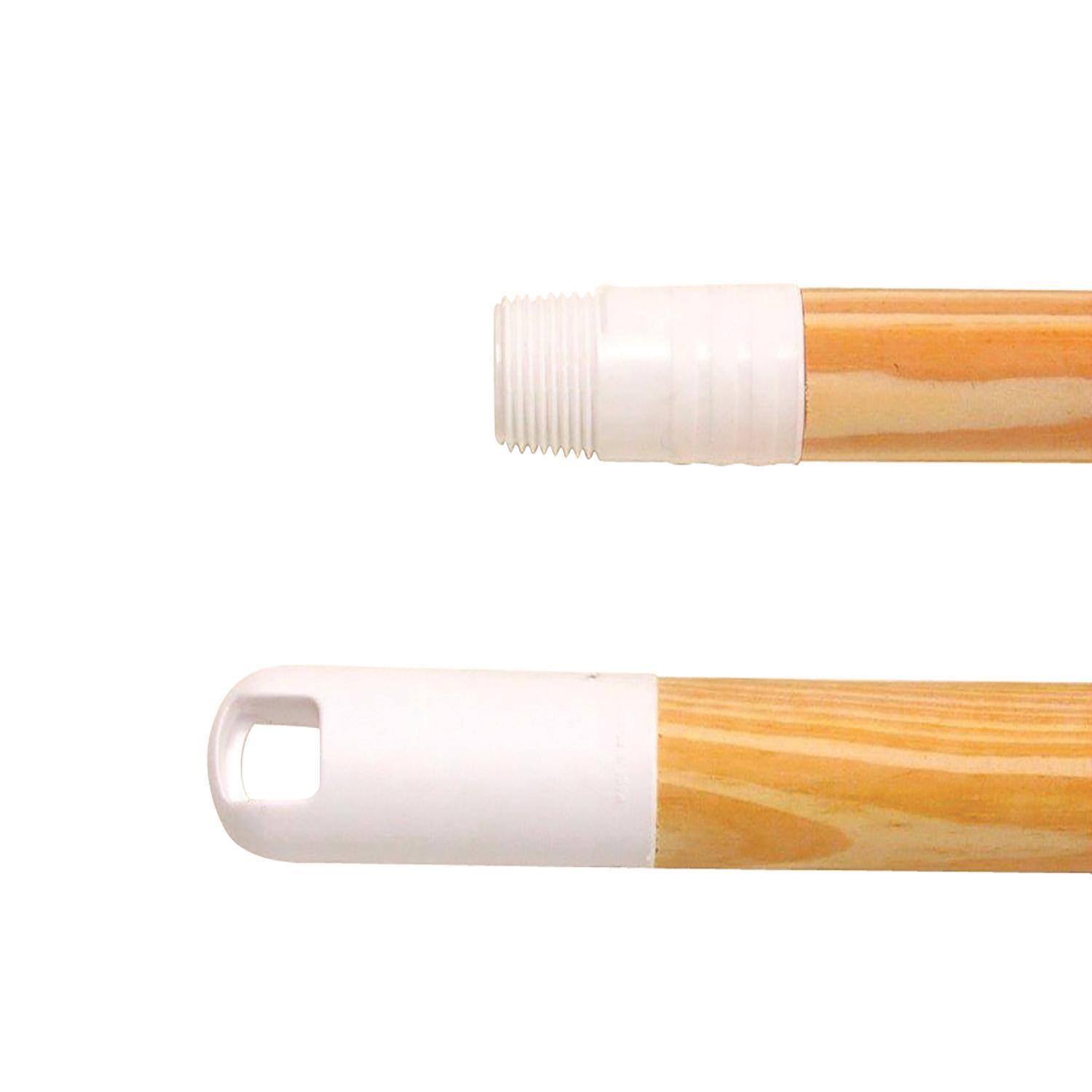 Photo de Manche en bois avec pas de vis 140cm - diam 23.5mm
