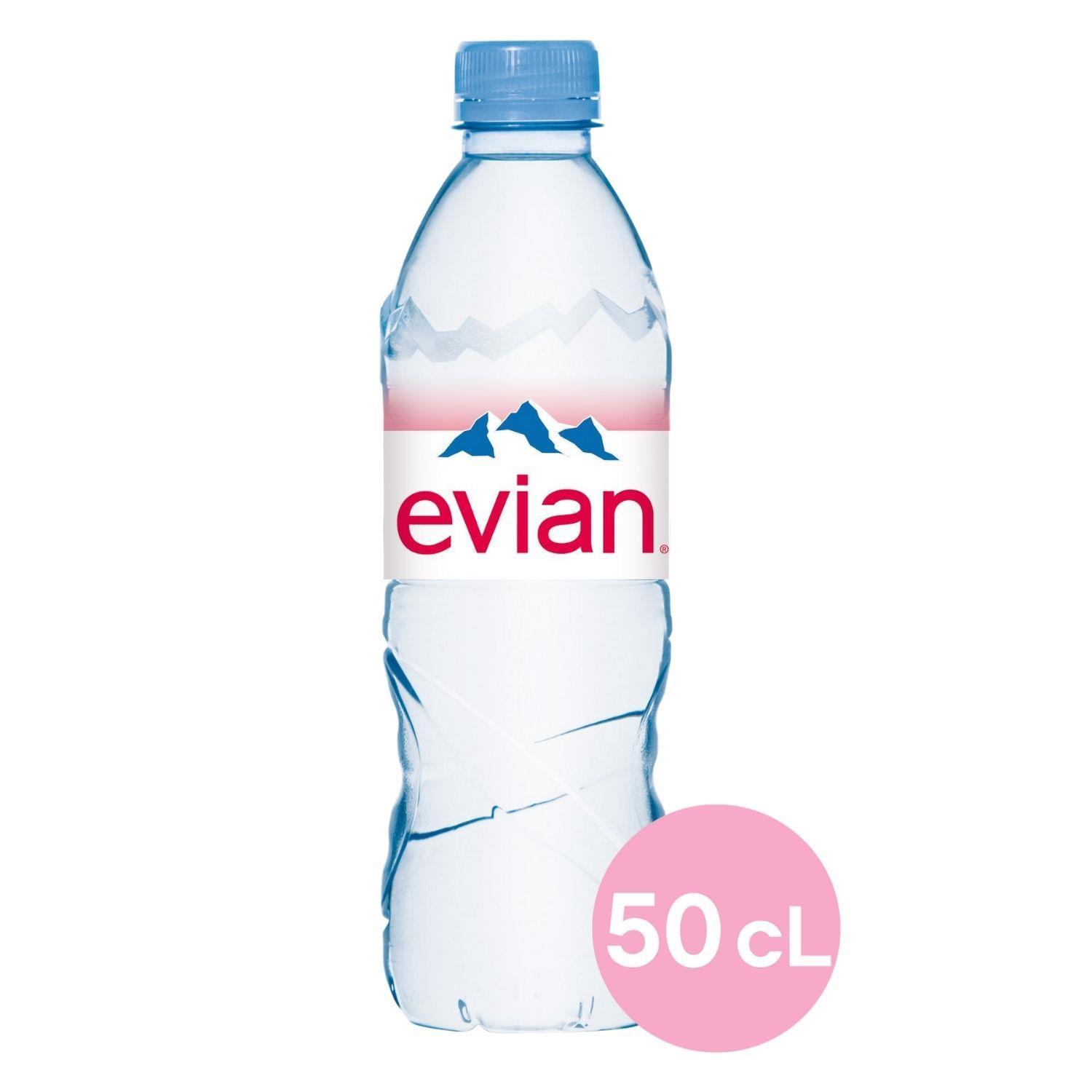 Photo de Bouteille Evian 50cl - paq de 24