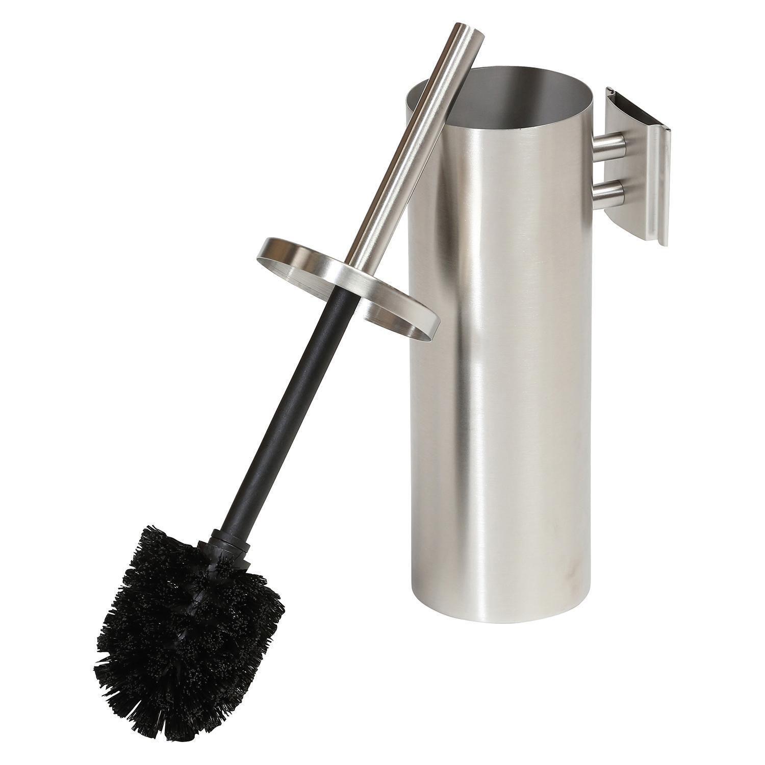 Photo de Brosse toilette avec support fixation murale ou à poser