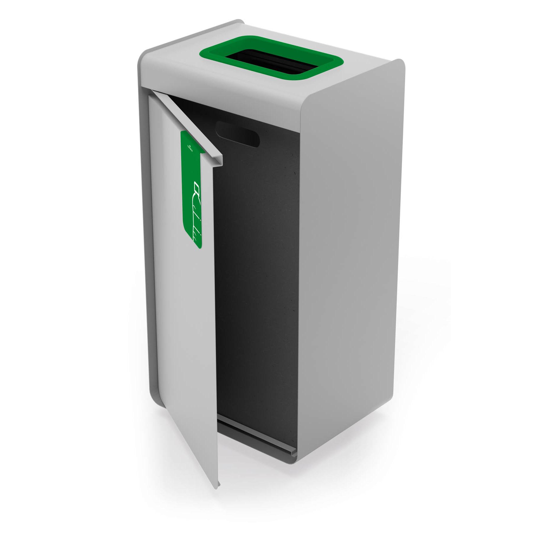Photo de Conteneur à déche métal - vert - verre - 321405