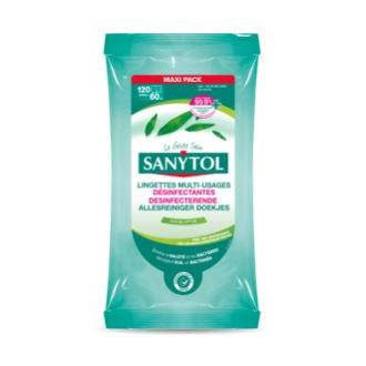 Photo de Lingette désinfectante eucalyptu Sanytol Multi-usages (120)