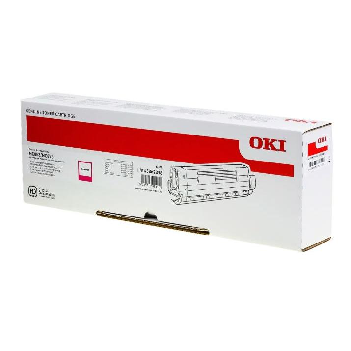 Photo de Cartouche OKI MC853 magenta   -7300 pages