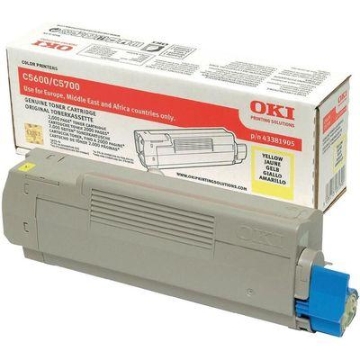 Photo de Toner jaune  pr OKI C5600/5700 -code OKI23052