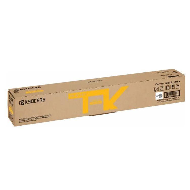 Photo de Toner Kyocera jaune TK8115Y