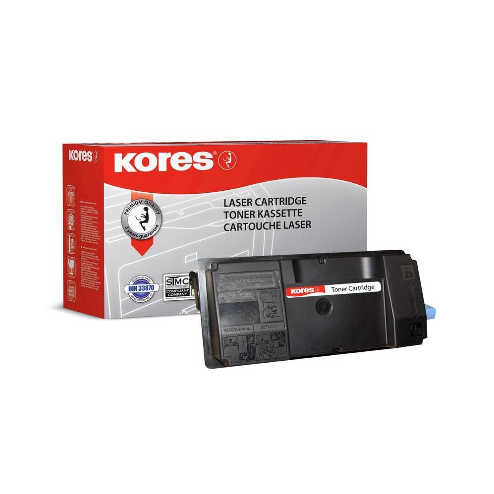 Photo de Cartouche laser compatible Kyocera TK-3130 - Noir - Kores