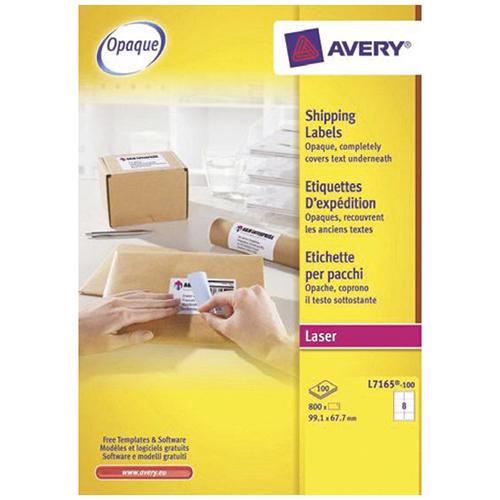 Photo de Etiquette 99.1 x 67.7 - Avery L7165 - Avery