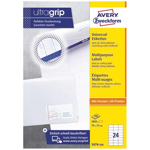 Photo de Etiquette 38 x 21.2 mm - Zweckform 3666 - Zweckform