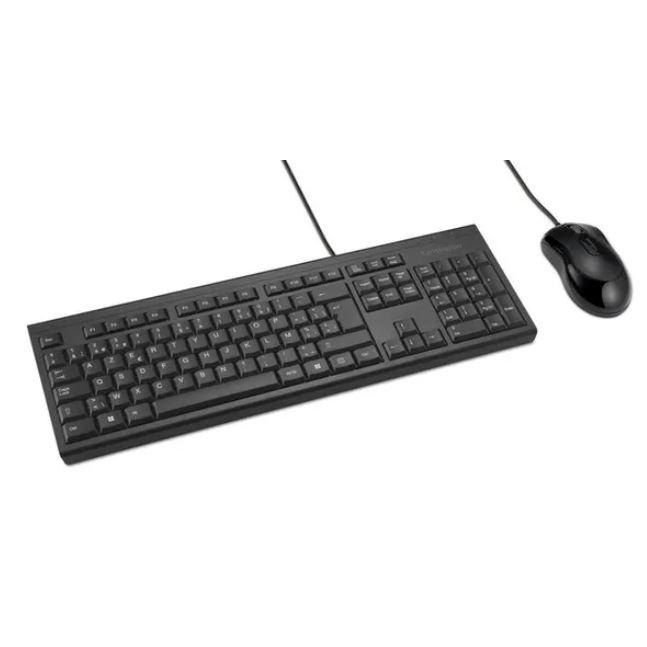 Photo de Kit clavier + souris filaire KM100EQ Kensington 